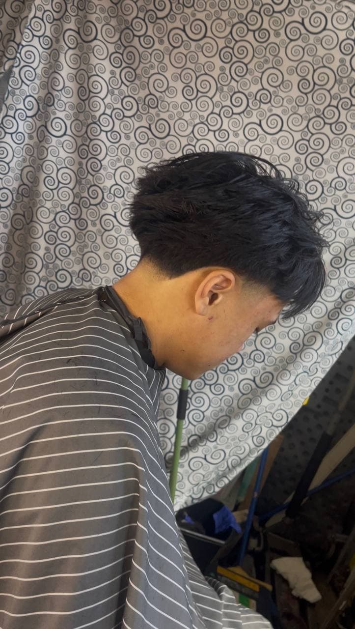 Textured taper profile at KVN Blendz